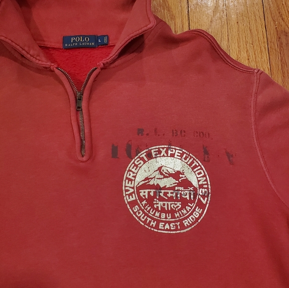 Mens Polo Ralph Lauren zip neck sweater - Picture 3 of 4